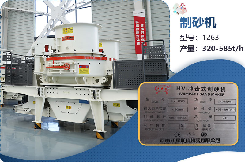 1263制砂機(jī)時產(chǎn)多少噸？價格多少？