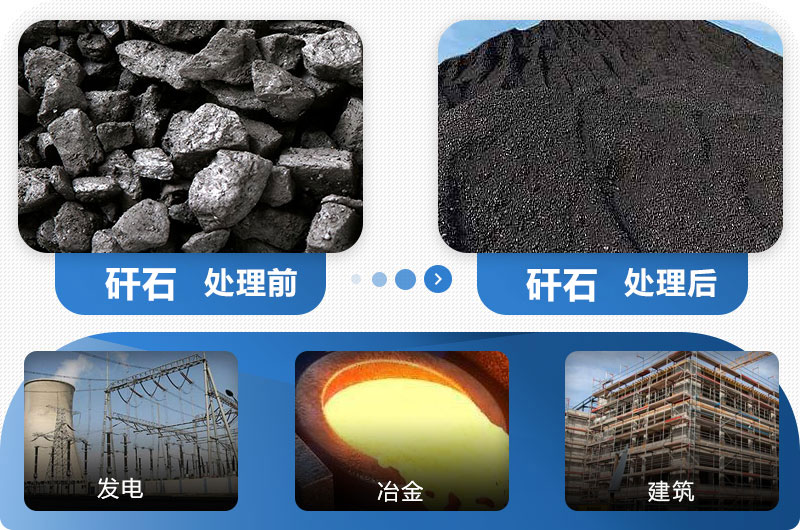 矸石粉碎后應(yīng)用領(lǐng)域