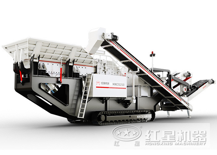 履帶式移動破碎機——履帶液壓驅動，一體化作業效率更高