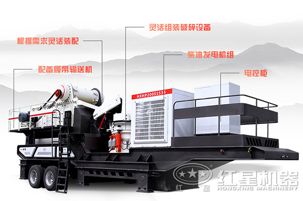 汽車(chē)流動(dòng)破石機(jī)的組成