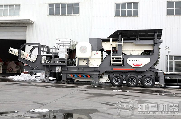小型車式流動石子粉碎機，小巧輕便但不失專業