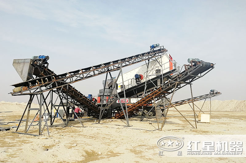 鋼筋混凝土破碎用什么機器？建筑垃圾移動破碎站剛剛好